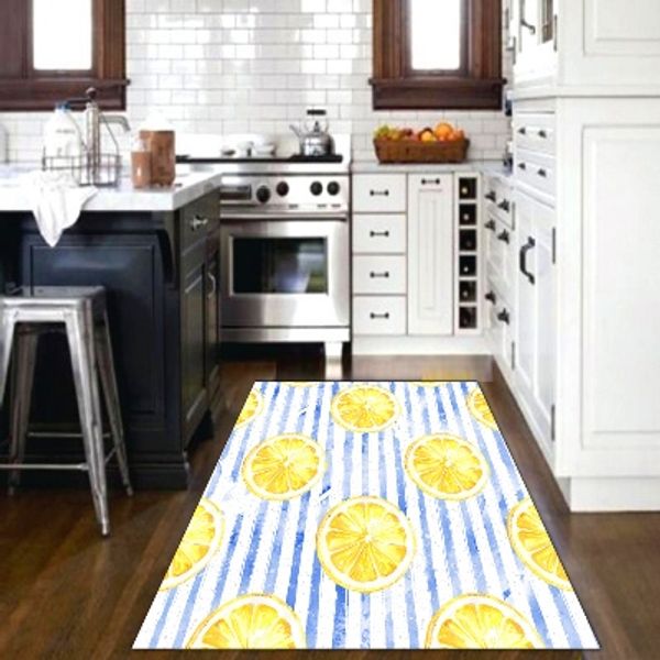 else blue lines yellow lemons fruits vegetable 3d print non slip microfiber kitchen modern decorative washable area rug mat 
else blue lines yellow lemons fruits vegetable 3d print non slip microfiber kitchen modern decorative washable area rug mat