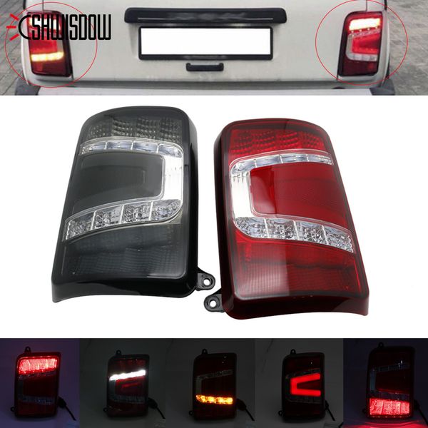 

led rear lights for lada niva 4x4 1995- 1 set / 2 pcs grey or red with a running turn signal car styling accessories tuning
