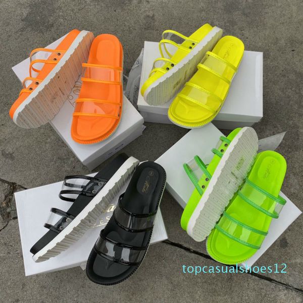 trendy summer women shoes candy color paltform flat bottom cool thick bottom transparent waterproof ladies sandals plus size 41 t12, Black
trendy summer women shoes candy color paltform flat bottom cool thick bottom transparent waterproof ladies sandals plus size 41 t12, Black