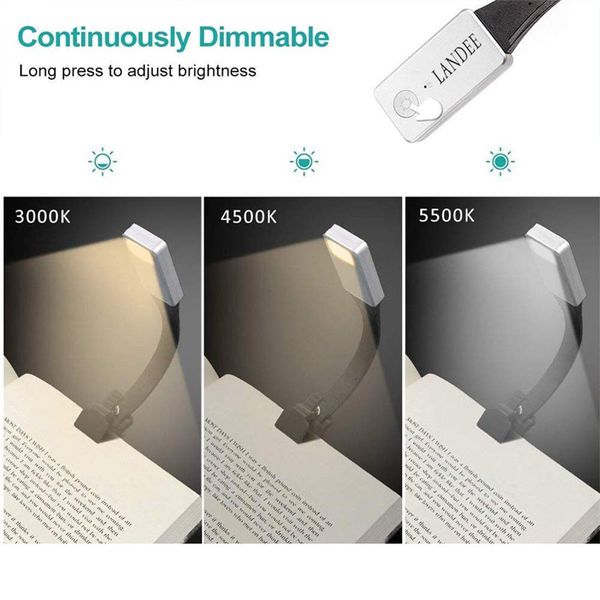 brelong led reading light usb charging night light clip light 3 mode adjustment book lamp white lamp silver
brelong led reading light usb charging night light clip light 3 mode adjustment book lamp white lamp silver