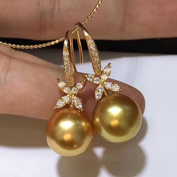 other d510 pearls 10-9mm 925 sterling silver fine jewelry fresh water golden dangle earrings for women pearl, Golden;silver
other d510 pearls 10-9mm 925 sterling silver fine jewelry fresh water golden dangle earrings for women pearl, Golden;silver