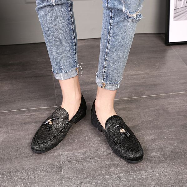 fashion male casual leather shoes classic man tassel loafers shoes formal wedding party dress men zapatos de hombre, Black
fashion male casual leather shoes classic man tassel loafers shoes formal wedding party dress men zapatos de hombre, Black