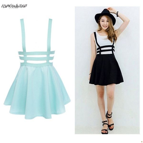 fashion skirt new women skirt mini skater cute womens skirts suspender clothes straps high waist female, Black
fashion skirt new women skirt mini skater cute womens skirts suspender clothes straps high waist female, Black