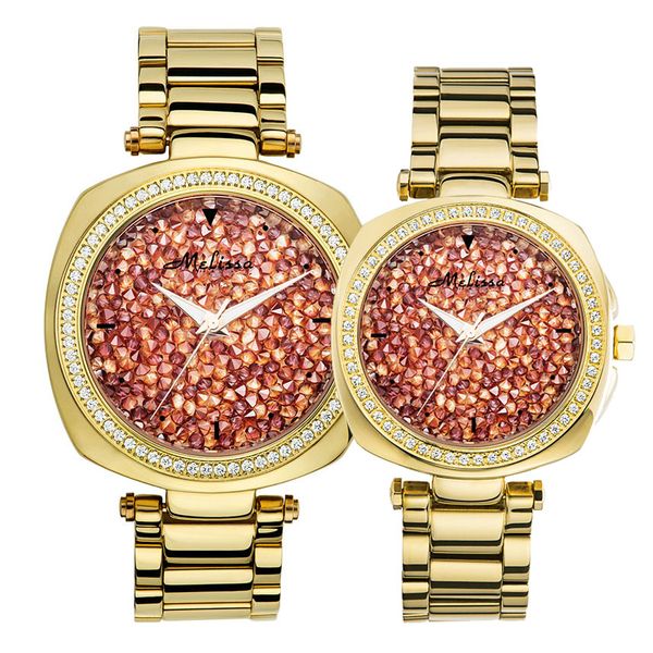 men's watch women's watch japan mov fashion full rhinestone luxury couple clock crystal lovers' birthday gift melissa box, Slivery;brown
men's watch women's watch japan mov fashion full rhinestone luxury couple clock crystal lovers' birthday gift melissa box, Slivery;brown