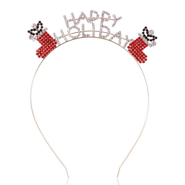 creative new happy holiday alphabet hair accessories headdress european and american christmas headbands new year gifts, Silver
creative new happy holiday alphabet hair accessories headdress european and american christmas headbands new year gifts, Silver