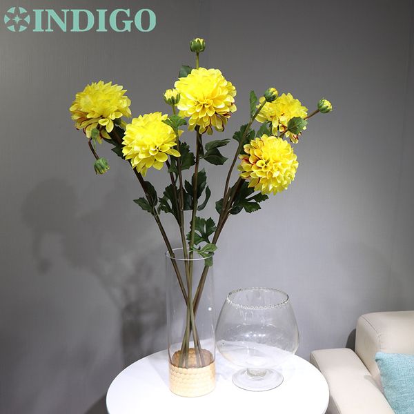 indigo new arrival 5pcs -yellow dahlia pompon daisy chrysanthemum home decorative artificial flowers wedding party ing
indigo new arrival 5pcs -yellow dahlia pompon daisy chrysanthemum home decorative artificial flowers wedding party ing