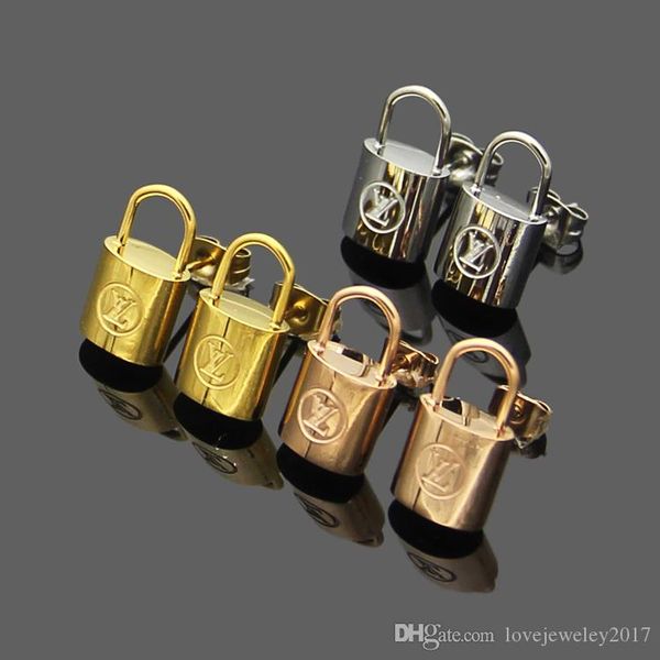 luxury designer jewelry women earrings lock stud earrings stainless steel silver rose gold 18k gold elagant key stud fashion style, Golden;silver
luxury designer jewelry women earrings lock stud earrings stainless steel silver rose gold 18k gold elagant key stud fashion style, Golden;silver