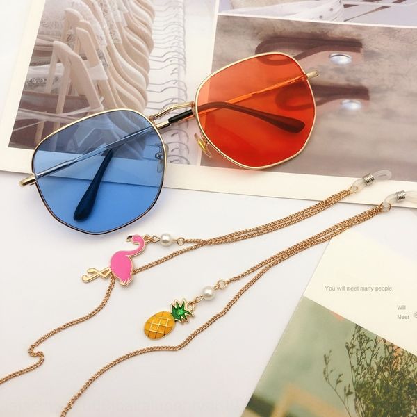 rose red bird pineapple accessory sun accessory copper portable hanging neck decorative glasses chain women's sunglasses chain, Blue
rose red bird pineapple accessory sun accessory copper portable hanging neck decorative glasses chain women's sunglasses chain, Blue