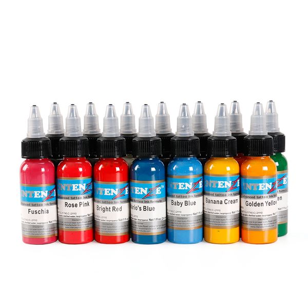 tattoo ink set 14 complete colors pigment kit (30ml) tattoo supply for tattoo kit body
tattoo ink set 14 complete colors pigment kit (30ml) tattoo supply for tattoo kit body