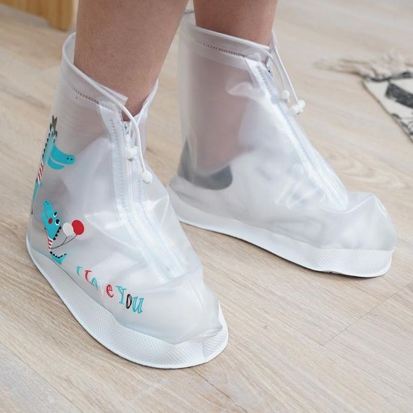 1pc children shoe covers disposable plastic thick outdoor rainy day cleaning shoe cover waterproof cover#30, White;pink
1pc children shoe covers disposable plastic thick outdoor rainy day cleaning shoe cover waterproof cover#30, White;pink
