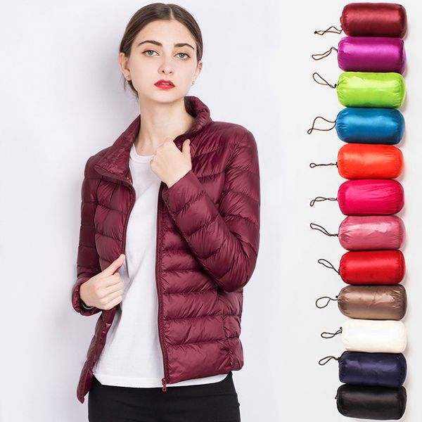 stand collar women down jacket winter 90% duck down coat ultra light outwear portable warm plus size female warm solid overcoat, Black
stand collar women down jacket winter 90% duck down coat ultra light outwear portable warm plus size female warm solid overcoat, Black