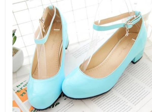 2019 women's shoes in spring and autumn with new style middle heel coarse heel round head@5058, Black
2019 women's shoes in spring and autumn with new style middle heel coarse heel round head@5058, Black