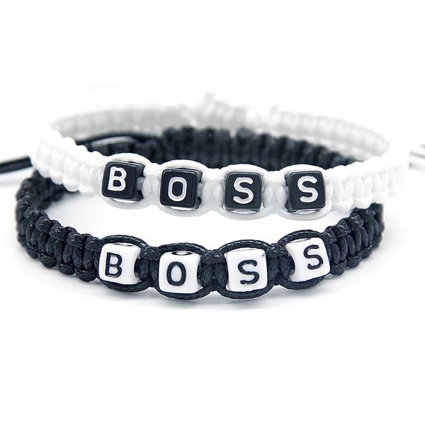 1pcs funny big boss charm bracelets rope chain infinity adjust size for women men friends beaded jewelry gifts decoration, Golden;silver
1pcs funny big boss charm bracelets rope chain infinity adjust size for women men friends beaded jewelry gifts decoration, Golden;silver