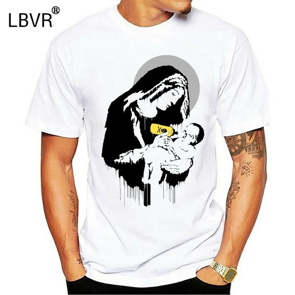 banksy virgin mary tee shirts toxic mary short-sleeve normal t shirts men's round collar pure cotton t-shirts over size, White;black
banksy virgin mary tee shirts toxic mary short-sleeve normal t shirts men's round collar pure cotton t-shirts over size, White;black