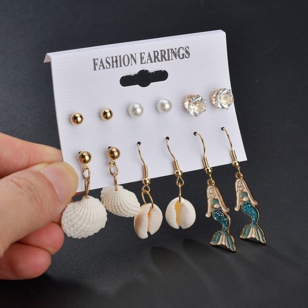originality pearl starfish shell ear nail group combine suit burst earrings woman, Golden;silver
originality pearl starfish shell ear nail group combine suit burst earrings woman, Golden;silver