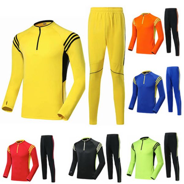 virson football suit with fleece long-sleeved jersey training suit for children, youth and matches men's autumn/winter suit, Black
virson football suit with fleece long-sleeved jersey training suit for children, youth and matches men's autumn/winter suit, Black