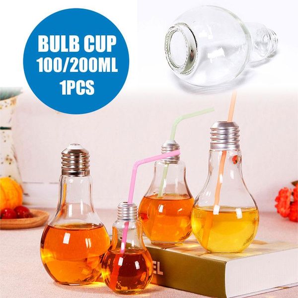 bulb water bottle fashion cute glass 100/200 ml drink beverage decor water bottle creative light summer juice
bulb water bottle fashion cute glass 100/200 ml drink beverage decor water bottle creative light summer juice