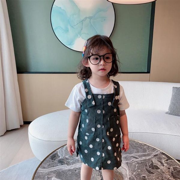 2020 new style girls dots corduroy dress fashion spring girls vest dresses 1-6t py494, Red;yellow 
2020 new style girls dots corduroy dress fashion spring girls vest dresses 1-6t py494, Red;yellow