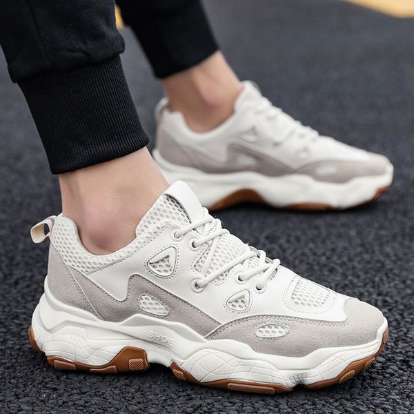 2020 men casual walking shoes men dress shoes breathable chunky platform sneakers comfort heightening zapatos de hombre, Black
2020 men casual walking shoes men dress shoes breathable chunky platform sneakers comfort heightening zapatos de hombre, Black