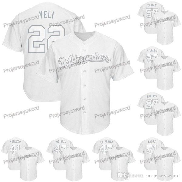 Milwaukee Yelich Christian 2019 Players Weekend Brewers Jersey Zach Davies Adrian Houser Junior Guerra Matt Albers Josh Hader Gio Gonzalez
Milwaukee Yelich Christian 2019 Players Weekend Brewers Jersey Zach Davies Adrian Houser Junior Guerra Matt Albers Josh Hader Gio Gonzalez