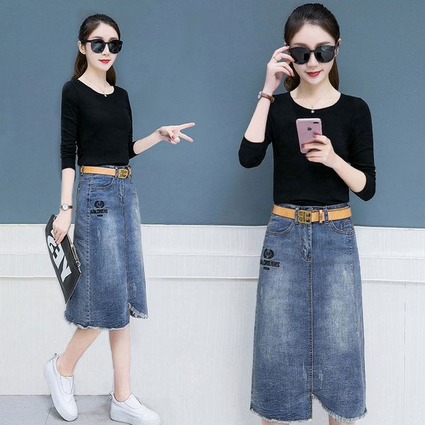 dark blue denim skirts long fair maiden temperament in the denim skirt shuhua437, Black;gray
dark blue denim skirts long fair maiden temperament in the denim skirt shuhua437, Black;gray