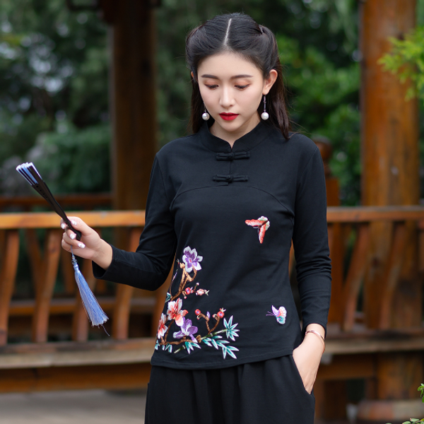 blusa feminina traditional chinese shirt l xl 2xl 3xl 4xl 5xl 6xl mandarin collar embroidery blouse db192, White
blusa feminina traditional chinese shirt l xl 2xl 3xl 4xl 5xl 6xl mandarin collar embroidery blouse db192, White