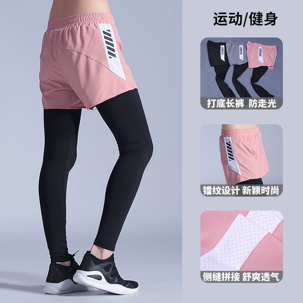 running shorts jia liang jian tao pants female thin tight leisure run quick-drying yoga gym, Black;blue
running shorts jia liang jian tao pants female thin tight leisure run quick-drying yoga gym, Black;blue
