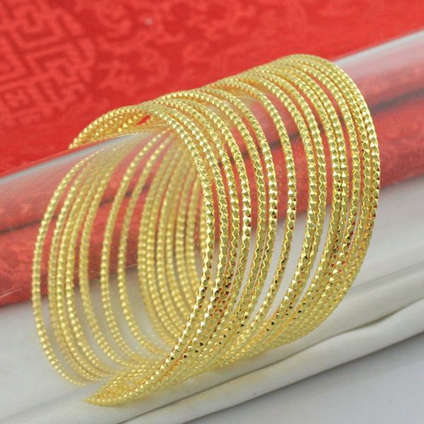 10 pieces wholesale thin bangle 18k yellow gold filled womens bangle bracelet gift diameter 60mm, Black
10 pieces wholesale thin bangle 18k yellow gold filled womens bangle bracelet gift diameter 60mm, Black