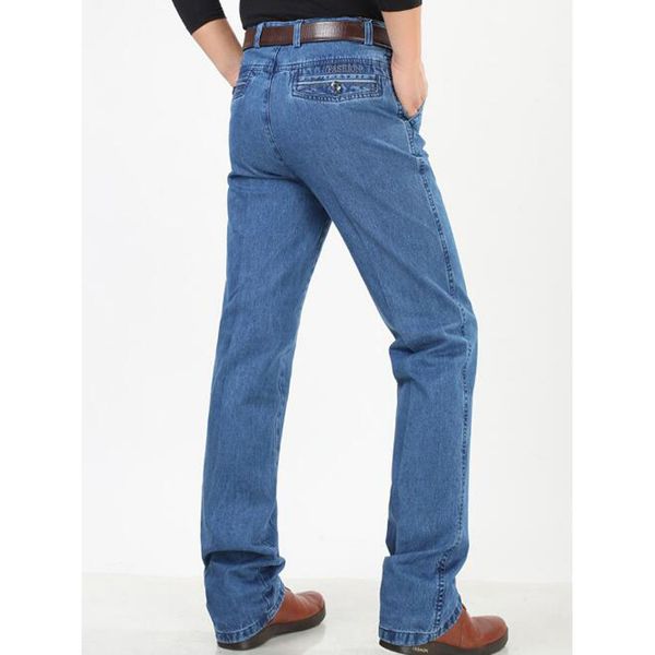 men denim jeans casual straight denim overalls for men brand male classic jeans pants business trousers, Blue
men denim jeans casual straight denim overalls for men brand male classic jeans pants business trousers, Blue