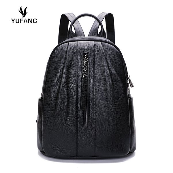 yufang women genuine leather backpack cow shoulder bag school bag for girl's fashion casual travel bagpack lady
yufang women genuine leather backpack cow shoulder bag school bag for girl's fashion casual travel bagpack lady
