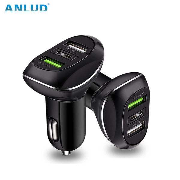 anlud quick charge 3.0 dual usb car charger type c for pd car fast charging adapter for huawei p30 pro qc3.0
anlud quick charge 3.0 dual usb car charger type c for pd car fast charging adapter for huawei p30 pro qc3.0