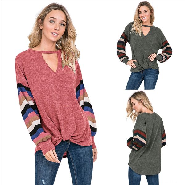 2019v collar striped bubble sleeve twisted casual loose t-shirt 2019v collar striped bubble sleeve twisted casual loose t-shirt, White
2019v collar striped bubble sleeve twisted casual loose t-shirt 2019v collar striped bubble sleeve twisted casual loose t-shirt, White