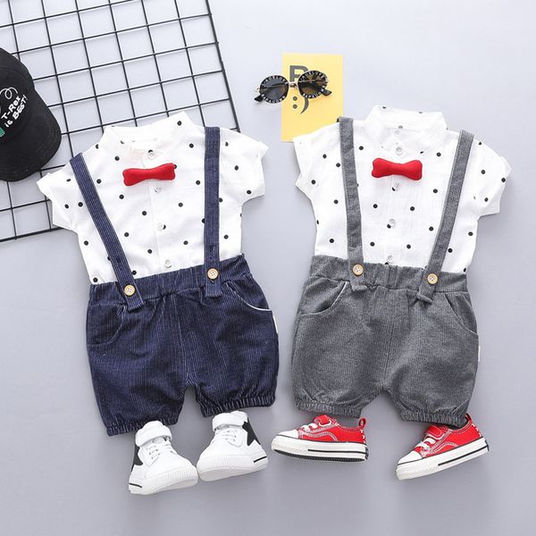 toddler baby kids boys plaid dot print t-shirt solid overall short pants casual outfits 2pc set baby boys gentleman clothes, White
toddler baby kids boys plaid dot print t-shirt solid overall short pants casual outfits 2pc set baby boys gentleman clothes, White