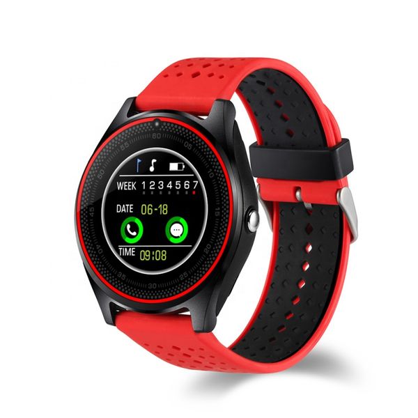 for iphone v9 hr smart watch with camera heart rate monitor bluetooth smartwatch sim card wristwatch for android ios phone
for iphone v9 hr smart watch with camera heart rate monitor bluetooth smartwatch sim card wristwatch for android ios phone