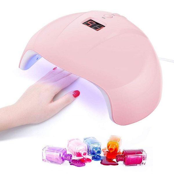 new 36w 12 led usb lcd display uv nail light gel polish dryer timer manicure lamp