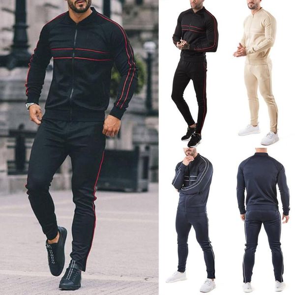 men's european and american style solid color zipper cardigan hoodies suit multi-pocket fashion trousers high street jackets, Gray
men's european and american style solid color zipper cardigan hoodies suit multi-pocket fashion trousers high street jackets, Gray