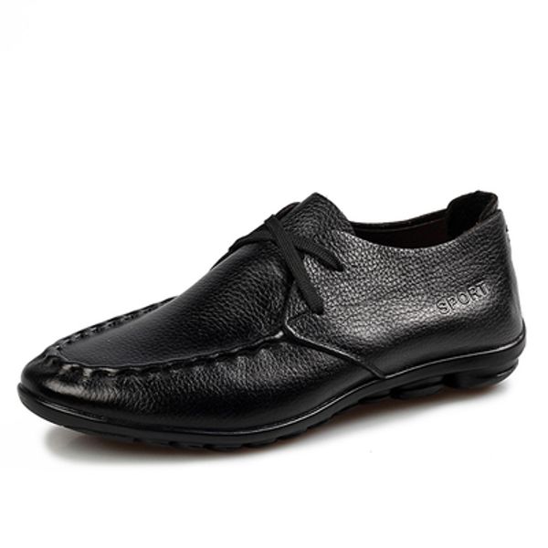 neujge 2019 summer breathable leather business men shoes solid color round head fashion simple shoes men 133202, Black
neujge 2019 summer breathable leather business men shoes solid color round head fashion simple shoes men 133202, Black
