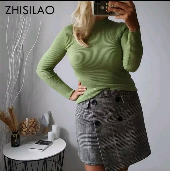 pullover women knitted sweater slim fitness solid sweater mujer cotton autumn winter 2020 casual black white, White;black
pullover women knitted sweater slim fitness solid sweater mujer cotton autumn winter 2020 casual black white, White;black