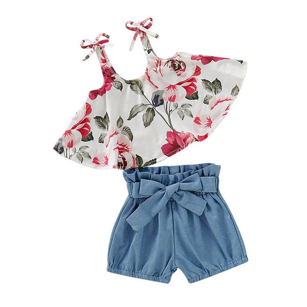2019 style newborn infant kids baby girl spring summer floral shorts adorable clothes outfits set 12m-4y, White
2019 style newborn infant kids baby girl spring summer floral shorts adorable clothes outfits set 12m-4y, White