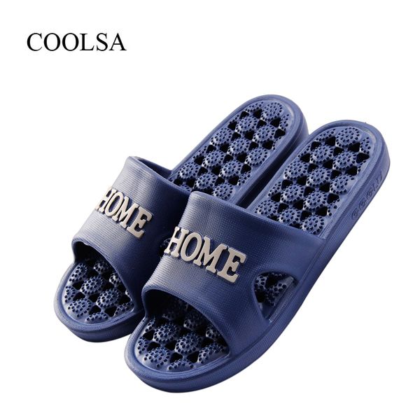 coolsa men's indoor solid non-slip massage slippers bathroom home slippers fashion lightweight beach men's flip flops, Black
coolsa men's indoor solid non-slip massage slippers bathroom home slippers fashion lightweight beach men's flip flops, Black