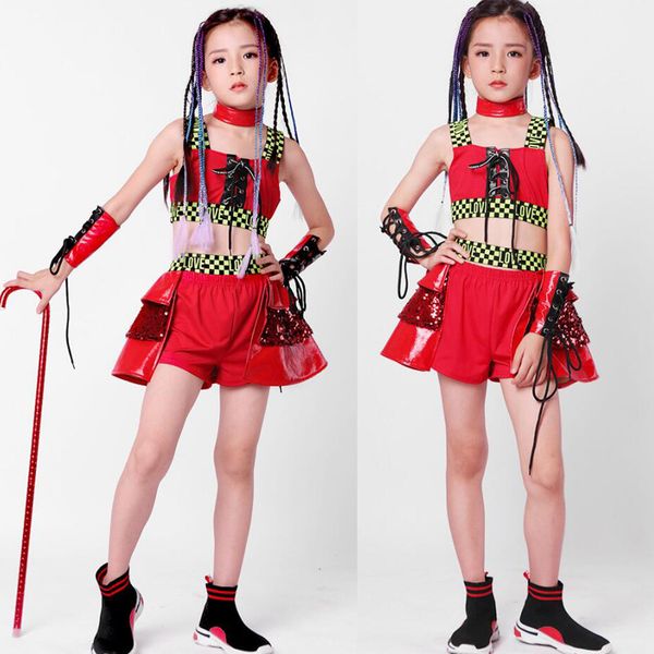 kid hip hop clothing clothes jazz dance costume set girl casual t shirt leggings skirt ballroom dancing street wear outfits, Black;red
kid hip hop clothing clothes jazz dance costume set girl casual t shirt leggings skirt ballroom dancing street wear outfits, Black;red