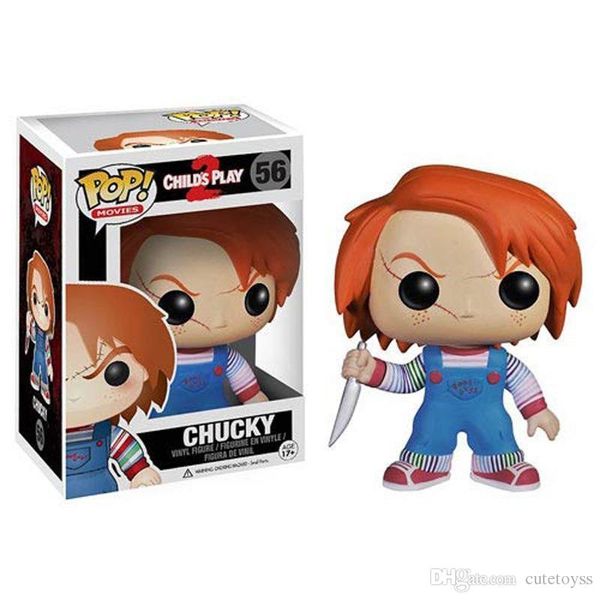 good funko pop child's play chucky vinyl action figure with box #390 popular toy gift good quality
good funko pop child's play chucky vinyl action figure with box #390 popular toy gift good quality