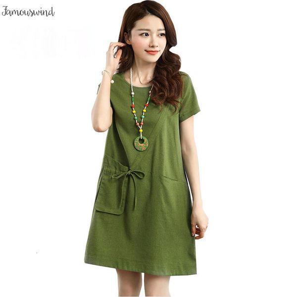 2019 women dress summer short sleeve casual loose a line solid cotton dress o neck vestidos de linen festa, Black;gray
2019 women dress summer short sleeve casual loose a line solid cotton dress o neck vestidos de linen festa, Black;gray