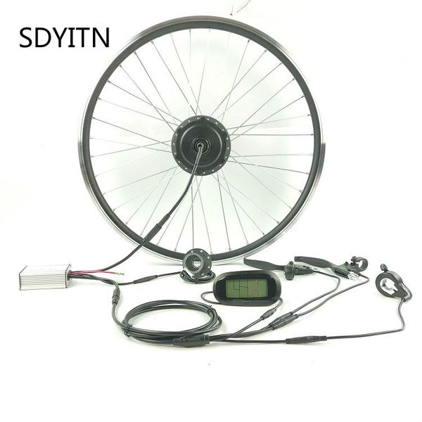 sdyitn 36v350w electric bicycle conversion kit with lcd6 e-bike rear cassette wheel hub motor whole waterproof cable
sdyitn 36v350w electric bicycle conversion kit with lcd6 e-bike rear cassette wheel hub motor whole waterproof cable
