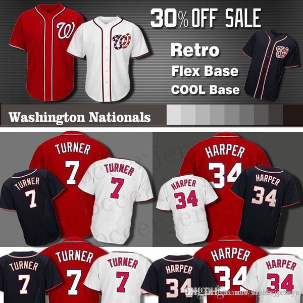 Washington Harper Nationals jersey Men COOL Base 34 Bryce Harper 7 Trea Turner Baseball Jerseys Turner
Washington Harper Nationals jersey Men COOL Base 34 Bryce Harper 7 Trea Turner Baseball Jerseys Turner