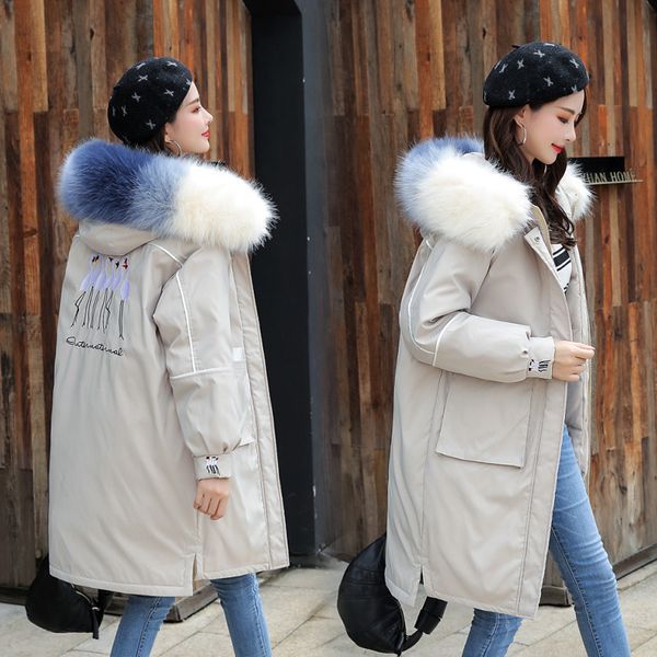 edition cotton quilted jacket in 2019 a new winter coat female ins super long money cotton-padded jacket in the fire, Black
edition cotton quilted jacket in 2019 a new winter coat female ins super long money cotton-padded jacket in the fire, Black