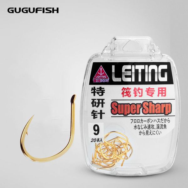 gugufish 20 pcs/box gold barded raft fishing hooks barbed hooks imported japan carbon steel
gugufish 20 pcs/box gold barded raft fishing hooks barbed hooks imported japan carbon steel