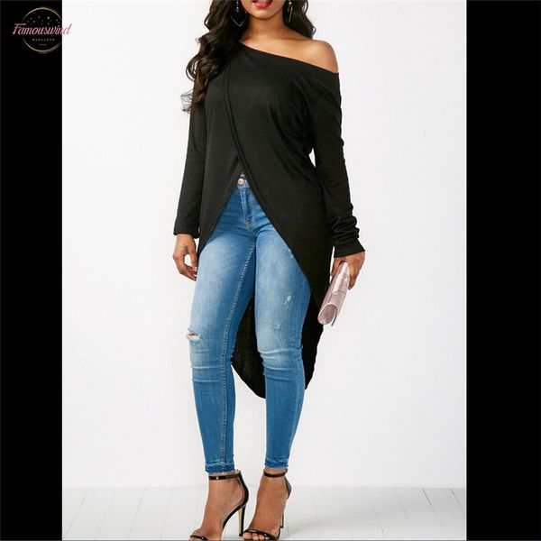 fashion women summer blouse skew neck off long one shoulder long sleeve loose blouse casual split shirt asymmetrical blouse 2020, White
fashion women summer blouse skew neck off long one shoulder long sleeve loose blouse casual split shirt asymmetrical blouse 2020, White