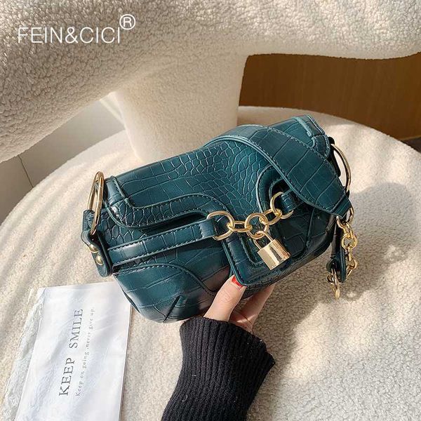 women saddle bag casual messenger bag animal print alligator pu leather crossbody chains black green coffee 2020 summer new
women saddle bag casual messenger bag animal print alligator pu leather crossbody chains black green coffee 2020 summer new