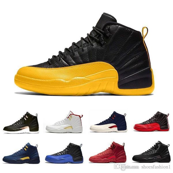2020 new gold 12 game royal 12s mens basketball shoes winterize bulls fiba gym red flu game the master taxi men sports trainer sneakers, Black
2020 new gold 12 game royal 12s mens basketball shoes winterize bulls fiba gym red flu game the master taxi men sports trainer sneakers, Black